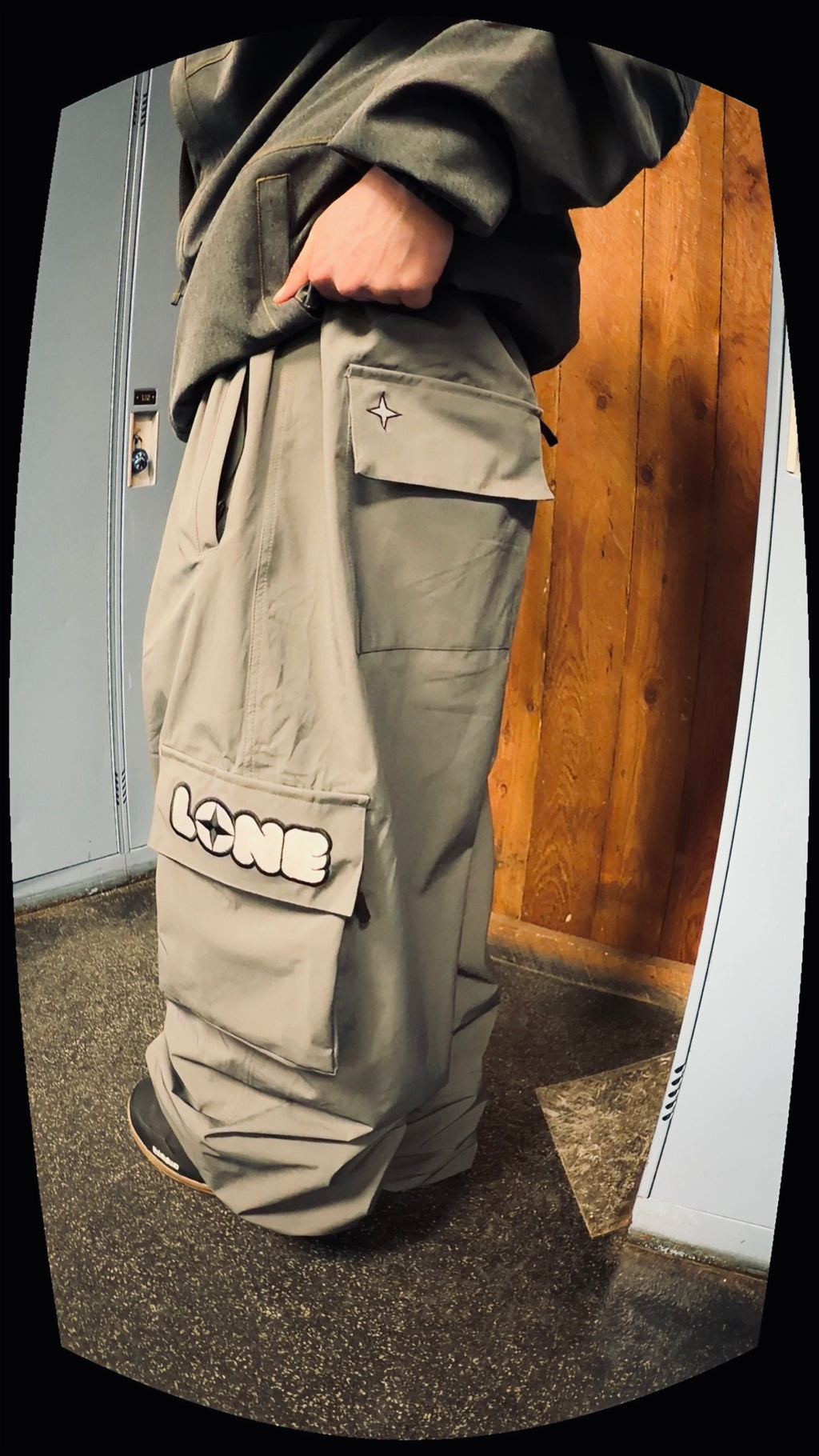 BAGGY snowpants 20K V1- Grey
