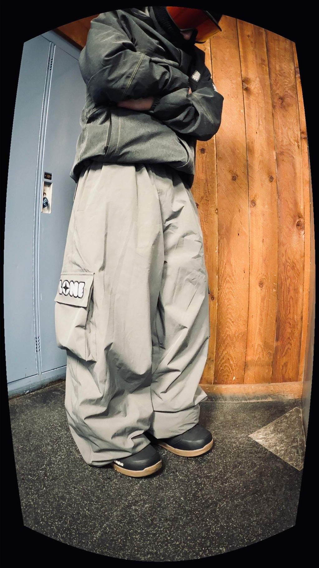 BAGGY snowpants 20K V1- Grey