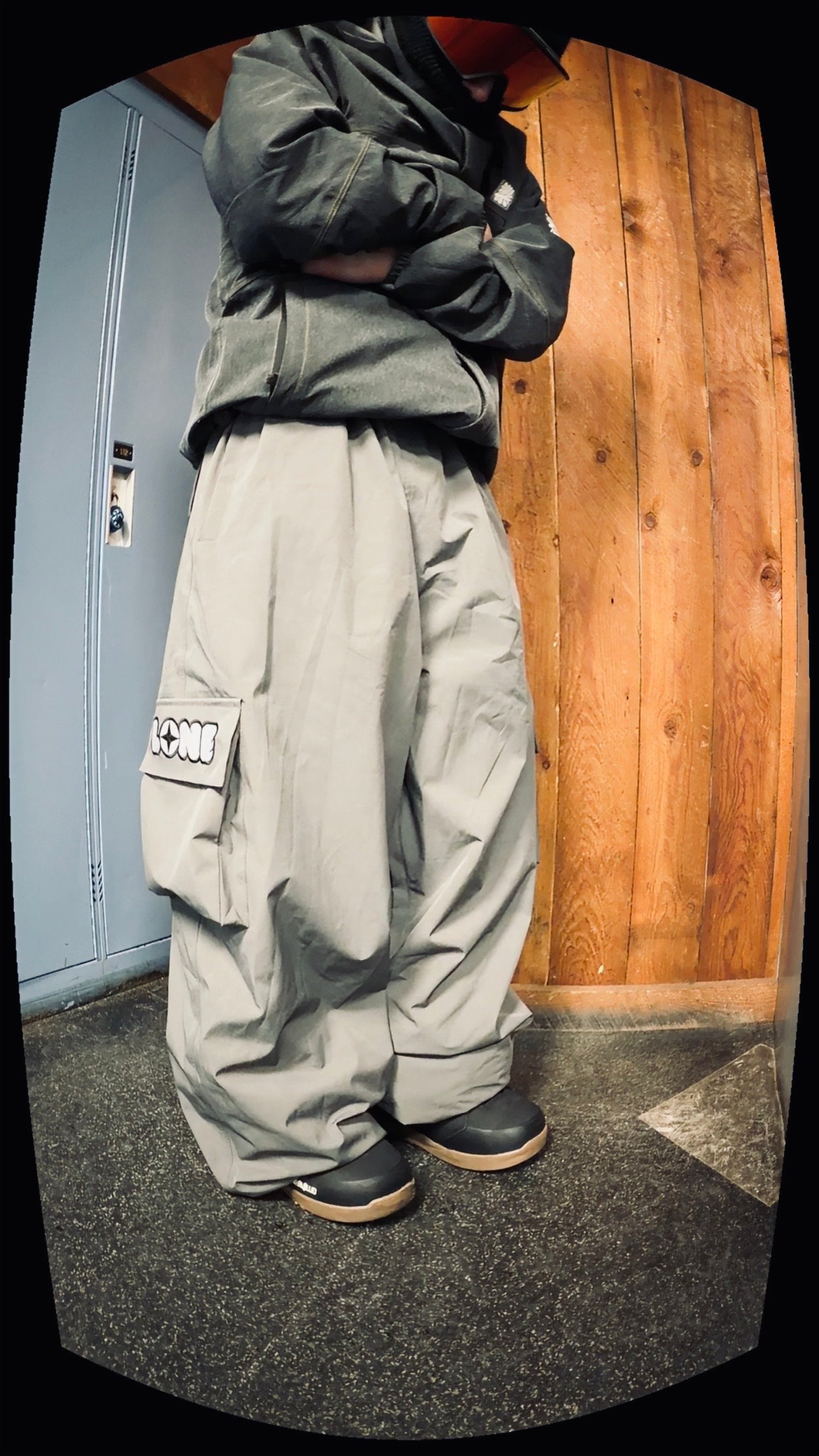 BAGGY snowpants 20K V1- Grey