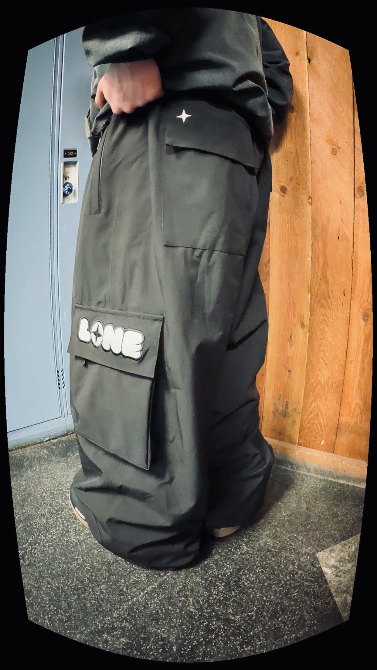 BAGGY snowpants 20K V1- black