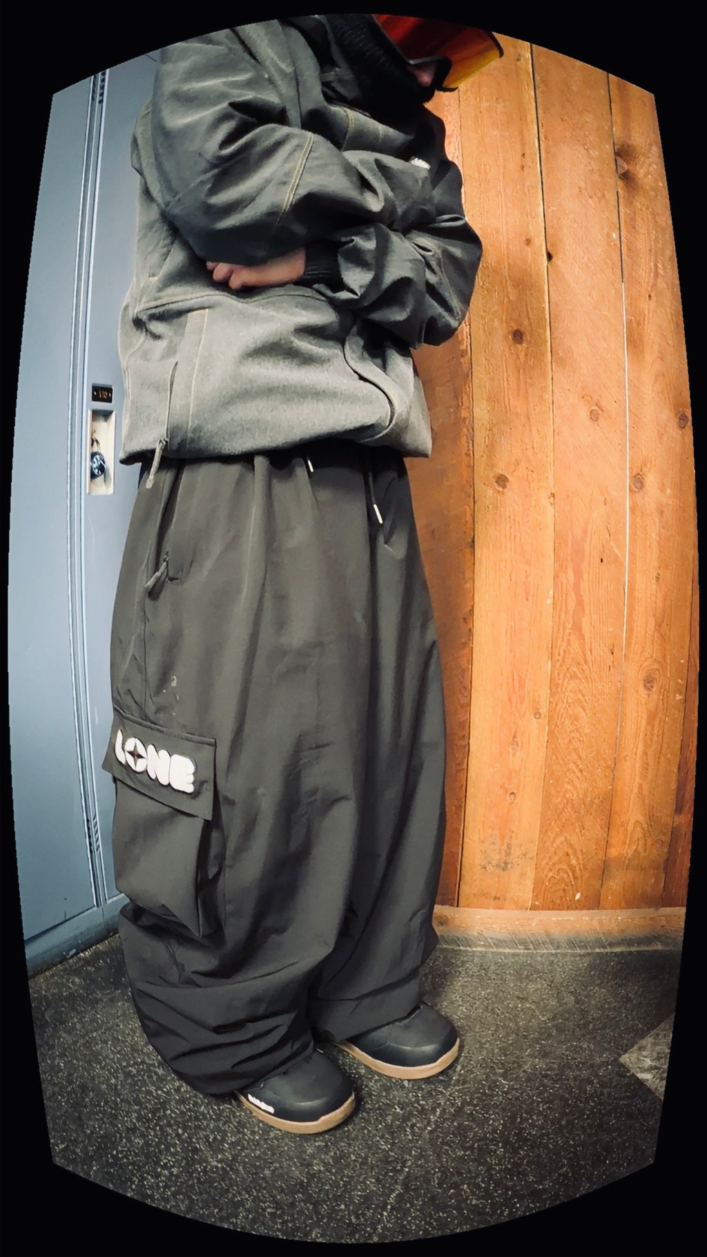 BAGGY snowpants 20K V1- black